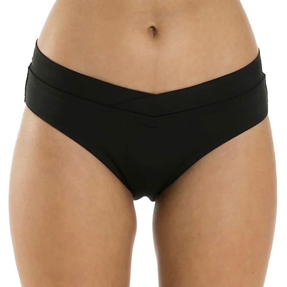 Jets Australia Black Boyshort Style NWT Size 6 Vacation Bikini Bottoms Cruise